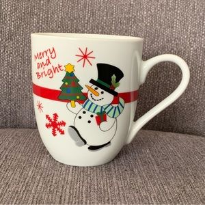 Fitz and Floyd Merry and Bright Snowman Mug